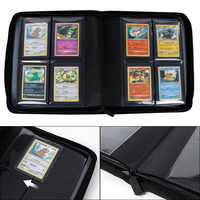 Ultra Pro 4 saku 3 "* 4" kartu perdagangan Album disesuaikan Mini TopLoader Binder PU bahan PP memegang 96 kartu organisasi 35pt