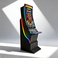 Machine d'arcade multi-jeux avec carte PCB, écran incurvé en métal de 43 pouces, prise en charge de l'anglais pour le Mexique, idéale pour les centres de divertissement pour adultes