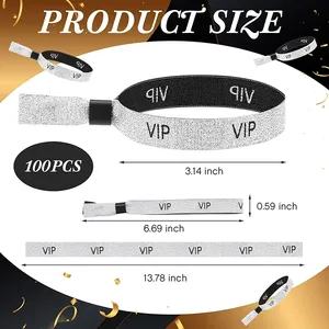 Manufacture Custom Personalized Fabric Woven Inspirational Wish Femme Vip Bracelet Concert Ensemble Wristband For Men Women