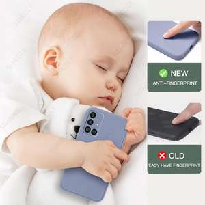 Custodia per cellulare custodia per telefono in Silicone liquido Soft Touch per <span class=keywords><strong>Samsung</strong></span> S22 S21 S20 plus custodia per accessori per telefoni cellulari ultra <span class=keywords><strong>A52</strong></span> 5G - Product Image 4