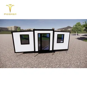 체육관 조립 20 피트 작은 집 조립식 주택 컨테이너 쌓을 수있는 모바일 이동 휴대용 스토리지