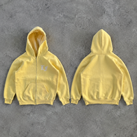 Sudadera con Capucha Casual de Algodón Grueso de 480 Gsm para Hombre, con Estampado Personalizado y Bordado, Estilo Vintage Lavado al Ácido, Venta al Por Mayor