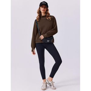 Sweat-shirt à col roulé en polaire pour femme FOXA, manches longues avec poches latérales et trous pour les pouces, collection automne 2026 - Product Image 3