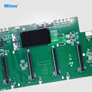 บอร์ดขยายการ์ดจอ Miwin OEM 6 ช่อง PCIe 4.0 X16 รุ่น 8654 X8 ODM PCIE Backplane พร้อมช่องขยายการ์ดจอ PCIe 4.0 6 ช่อง - Product Image 5