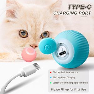 Luxury Smart Interactive Cat <b>Ball</b> Toy with <b>LED</b> Lights Rechargeable & Eco-Friendly Automatic Rolling <b>Ball</b> for Indoor Use - Product Image 3