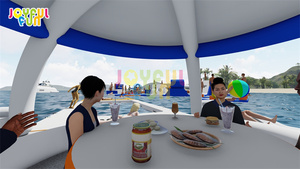Plateforme flottante <span class=keywords><strong>gonflable</strong></span> pour fête JOYFUL FUN, plateforme <span class=keywords><strong>gonflable</strong></span> pour tente - Product Image 2
