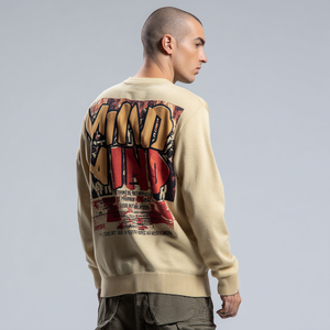 Pull à affiche de <span class=keywords><strong>film</strong></span> effrayant pour hommes, tricots d'Halloween vintage, pull en acrylique - Product Image 5