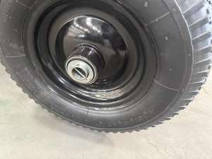 Ruize WH9600 <span class=keywords><strong>brouette</strong></span> robuste 180L plateau en plastique manche en <span class=keywords><strong>bois</strong></span> 250kg capacité de charge pneumatique Double <span class=keywords><strong>roues</strong></span> <span class=keywords><strong>pour</strong></span> industriel - Product Image 6