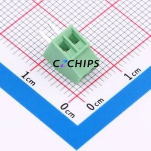 C254128V-2P0G36 Screw Terminal Block Through hole Component (THT),P=2.54mm Connector 1x2P 2.54mm 2P 1 - Product Image 1