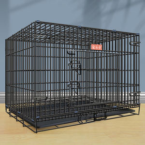 Cage pour animaux de compagnie de haute qualité, chenil de plusieurs tailles, <span class=keywords><strong>panier</strong></span> en fer pliable en métal bon marché, Cage pour <span class=keywords><strong>chien</strong></span> - Product Image 2