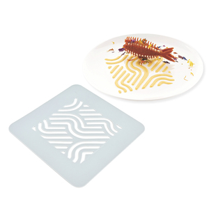Fondant Silicone Mold 3D Chocolate Bar Mold Cake Decoration Wave Pattern Plating Stencil - Product Image 6