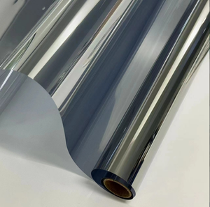 Rouleau de film solaire décoratif auto-adhésif en PET pour fenêtres, style moderne, protection unidirectionnelle, finition opaque teintée - Product Image 2