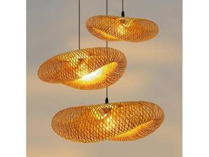 Bamboo Hand Pendant Light Modern Bamboo Lampshade Organic Farmhouse <b>Ceiling</b> Light Bohemian Rattan Fixture Vietnam Supplier - Product Image 2