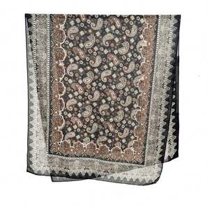 Chales de Algodón y Lino de Diseño Retro y Elegante, Regalo para el Día de la Madre, YHK0014 - Product Image 5