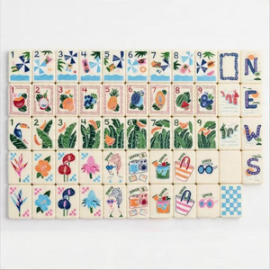 Juego de Blackjack Americano CHIVAN con Temática Tropical, Plegable, Moderno, Ecológico, Duradero, con Fichas de Melamina, para 4 Jugadores - Product Image 1