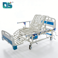 Cama Manual Ajustable de Cinco Funciones con Orificio para Inodoro, Colchón de 6CM y Rotación de 45 Grados para Personas Mayores o con Discapacidad