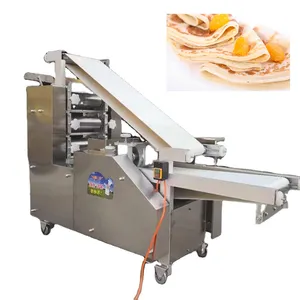 Mesin Pembuat Roti Tortilla Chapati Samosa Otomatis Sepenuhnya Profesional Mesin Pembuat Roti India Sepenuhnya Otomatis