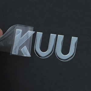 Nuevo diseño de fuente de Metal personalizado oro 3D en relieve níquel impermeable electroformado níquel pegatina Logo - Product Image 3