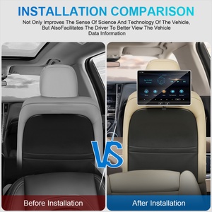 Navihua Car Headrest Mount <b>Monitor</b> Universal Car Back Seat Video Multimedia Player for Nissan Patrol Y62 for Infiniti QX80 - Product Image 4