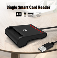 Lector de Tarjetas Inteligentes USB 2.0 ZOWEETEK con SDK, Lector y Escritor de Tarjetas con Chip ISO 7816, Lector de Tarjetas de Pago Portátil para Computadora Portátil o de Escritorio