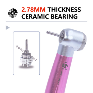 Pieza de mano <span class=keywords><strong>dental</strong></span> Botón Pulsador 2 agujeros o <span class=keywords><strong>4</strong></span> agujeros Turbina eléctrica colorida Pieza de mano <span class=keywords><strong>dental</strong></span> de alta velocidad - Product Image 6