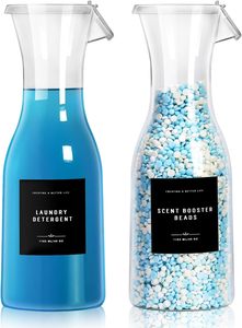 <span class=keywords><strong>Distributeur</strong></span> de détergent à <span class=keywords><strong>lessive</strong></span> en plastique robuste scellé à pièces avec couvercle et étiquette étanche - Product Image 6