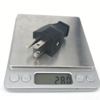 Adaptateur de cordon d'alimentation Thaïlande USA Canada 15A 125V Utilisation industrielle Mise à la terre standard Prise électrique à 3 broches en cuivre nickelé