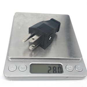 <span class=keywords><strong>Adaptateur</strong></span> de cordon d'alimentation Thaïlande USA <span class=keywords><strong>Canada</strong></span> 15A 125V Utilisation industrielle Mise à la terre standard Prise électrique à 3 broches en cuivre nickelé - Product Image 2