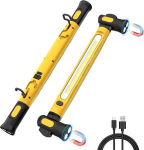 Barre lumineuse de travail COB sous le capot rechargeable par USB 3000LM Portable magnétique sans fil Lumière de chantier avec batterie 5200mAh - Product Image 1