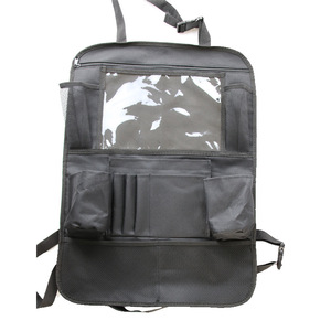 Bolsa de almacenamiento para respaldo de asiento de coche, gran capacidad, 8-11 bolsillos, tela Oxford, bolsa colgante negra para respaldo de silla, organizadores interiores para coche - Product Image 5