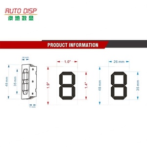 Afficheur d'heures d'ouverture professionnel de haute qualité, matériau ASA, protection IP65, affichage numérique à 7 segments, panneau d'affichage - Product Image 3