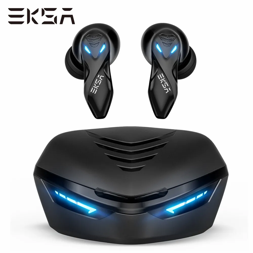 EKSA GT1 Gaming Earphone BT 5.0 38ms Low Latency TWS Wireless Earbuds Music/Game Mode Wireless Headphones Voice Assistant