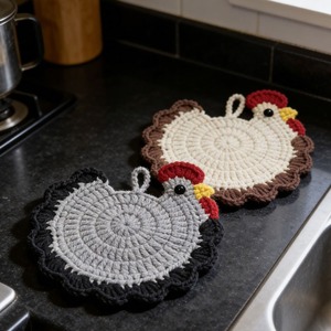 Porte-gobelet décoratif en forme de dinde et de poussin pour la cuisine et la salle à manger, idéal pour les fêtes et les événements festifs - Product Image 3