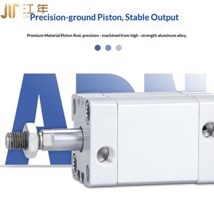 Cylindre pneumatique compact à double effet série <span class=keywords><strong>ADN</strong></span>, course courte, alésage 12/16/20/25/32, standard, pour espaces restreints - Product Image 4