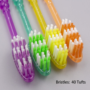 แปรงสีฟันแบบใช้มือหลากสีสำหรับเด็ก ขนแปรงนุ่ม ด้ามจับพลาสติก JSM10060 - Product Image 5