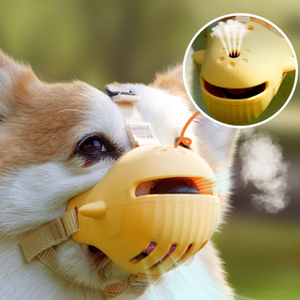 EVA 부드러운 소재 개 총구 바구니 총구 씹는 씹는 청소 청소 그루밍 껍질 제어를위한 인도적 케이지 입 커버 - Product Image 5