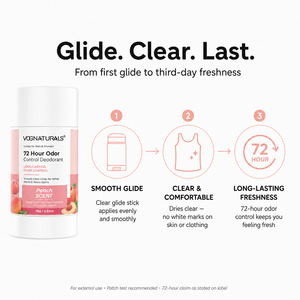 <span class=keywords><strong>Deodorante</strong></span> Stick Vegano Naturale al Profumo di Pesca, Senza Parabeni e Alluminio, Antitraspirante per Uomini e Donne - Product Image 3