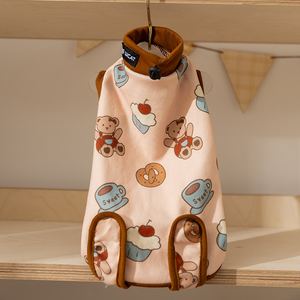 Traje de esterilización para mascotas, ropa interior holgada para perras, protectores de vientre para dormir que previenen el resfriado, protectores de vientre cómodos - Product Image 4