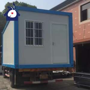 Chine Structure en acier léger maisons modulaires préfabriquées en petit conteneur Maison en conteneur plat - Product Image 2