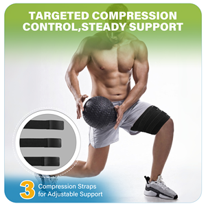 Soporte de compresión para muslo de neopreno transpirable OEM con diseño ligero y duradero para soporte de ingle y isquiotibiales, protección deportiva - Product Image 3