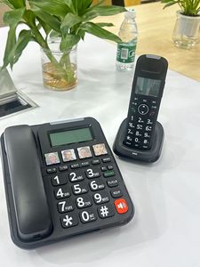 D2015TAM DECT Juego de teléfono inalámbrico con botones grandes y marcación de fotos Teléfono inalámbrico digital expandible con 2 auriculares - Product Image 6