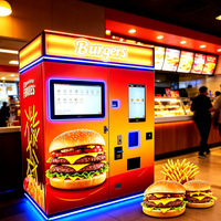 Distributeur automatique de frites commerciales en libre-service avec écran tactile pour centre commercial