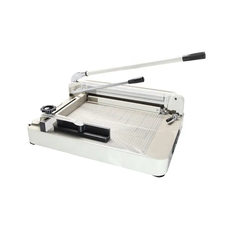 868-a4 Desktop Heavy-Duty Draagbare Handmatige Guillotine-Papiersnijmachine Met Liniaal Guillotine-Achtige Papiertrimmer