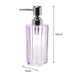 Juego de Baño de Acrílico Transparente Irrompible de 4 Piezas, Diseño Clásico y Ecológico, Organizador de Baño 4 en 1 <span class=keywords><strong>para</strong></span> Hogar y Hotel - Product Image 4