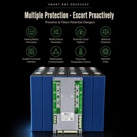 Système de gestion de batterie intelligent JBD Smart BMS OH20SA01 7S-20S LiFePO4 Li-ion 80A-200A 48V 60V 72V UART RS485 CAN pour véhicule à basse vitesse