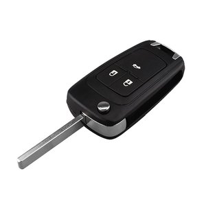 3 pulsante Shell chiave remota con batteria HU100 Blade in caso senza Transponder per vauhall Opel Zafira Astra insegne - Product Image 3