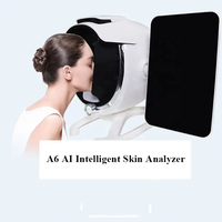 Analyseur de peau numérique intelligent A6 pour usage domestique professionnel, scanner facial IA, diagnostics, miroir magique, analyseur d'hydratation de la peau 3D