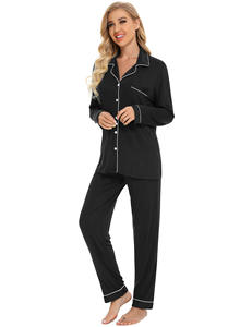 Pyjama Femme, Pijamas Mujer, Vêtements de nuit <span class=keywords><strong>pour</strong></span> femmes, Pyjamas en bambou <span class=keywords><strong>pour</strong></span> femmes, <span class=keywords><strong>Ensemble</strong></span> de vêtements de détente <span class=keywords><strong>pour</strong></span> femmes - Product Image 6