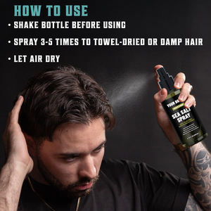 Saç erkekler için deniz tuzu sprey-Kelp, Aloe Vera ve erkekler için kırmızı yosun özü ile saç tekrizing re sprey plaj saç spreyi - Product Image 5