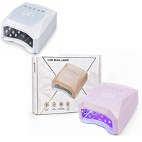 Lámpara LED UV Inalámbrica Recargable de 120W para Uñas, Secador de Esmalte de Gel de Curado Rápido, Profesional para Manicura y Pedicura, OEM No Black Hand